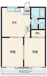グリーンヒルサカモト【105号室】の間取り