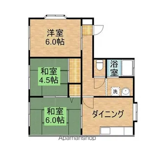 メゾン・ソレイユ【1階】の間取り