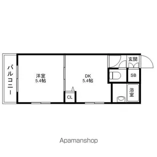 グランフォート平和【1階】の間取り