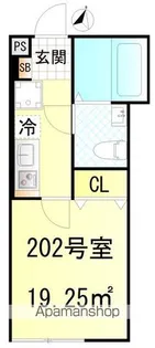 CFジオーレ北綾瀬テラス【2階】の間取り