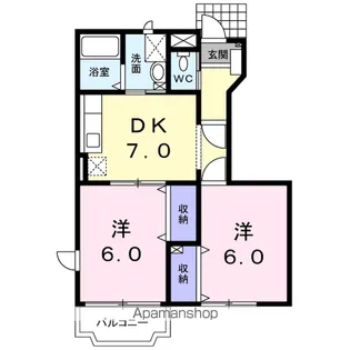 パストラル【1階】の間取り