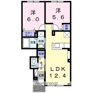 ワールド サラ【1階】の間取り