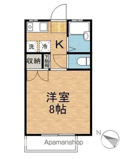 上松ハウスB【2階】の間取り
