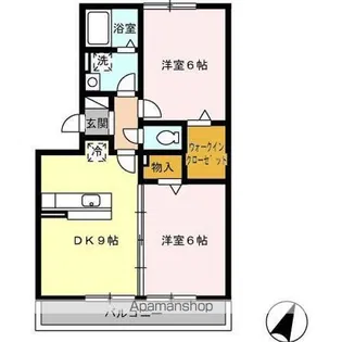 アウスレーゼ【203号室】の間取り