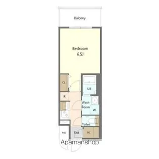 S-RESIDENCE志賀本通dearly(ディアリー)【6階】の間取り