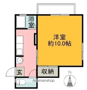 亀田ビル【501号室】の間取り