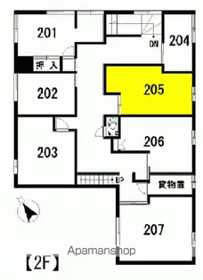 パル小名浜【205号室】の間取り