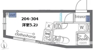 カーサ・スカートラ馬込【2階】の間取り