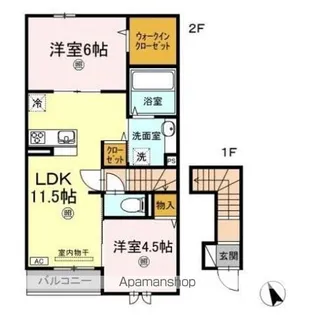 FELICITTA【2階】の間取り