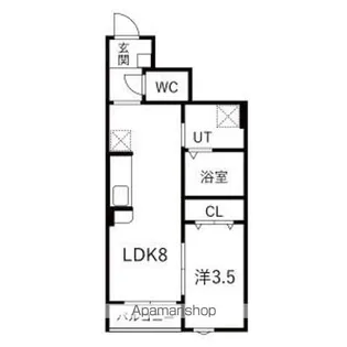 ミオレ【1階】の間取り