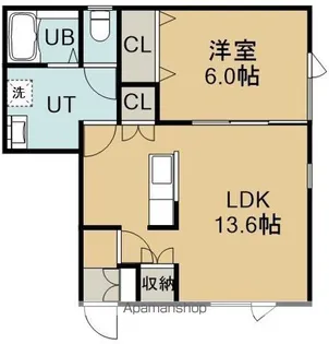 ALAISE(アレーズ)【1階】の間取り