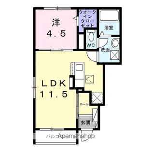 TST FUSO【1階】の間取り