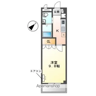 アソルティーパーク【2階】の間取り