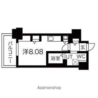 パシフィックタワー札幌【11階】の間取り