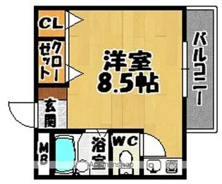 アルモカーサMOZU【206号室】の間取り