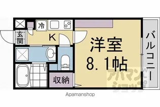Gladvis京都室町【4階】の間取り