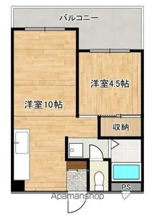 メゾンド・マルブン【5階】の間取り