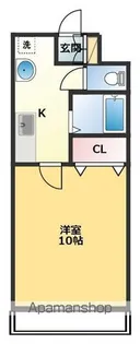 ププレ21【1階】の間取り