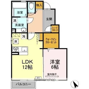 プランドール【1階】の間取り
