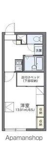 レオパレス新さっぽろⅠ【207号室】の間取り