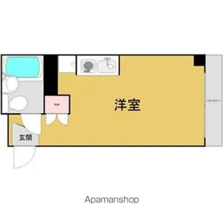 マンションAA【4B号室】の間取り