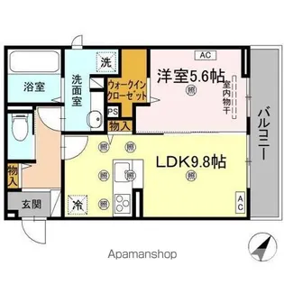 リエートパーク【2階】の間取り