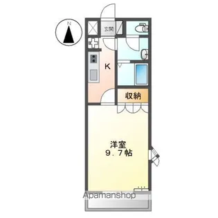 グリーンパークD棟【1階】の間取り