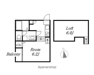 メゾン・フランク【1階】の間取り