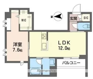 ラコルト井荻【208号室】の間取り