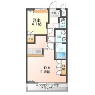 メゾンアイリス【2階】の間取り
