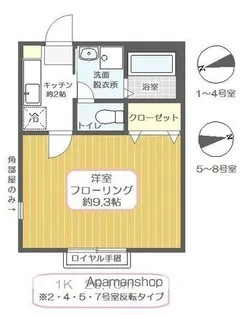 クレドールⅢ【1階】の間取り