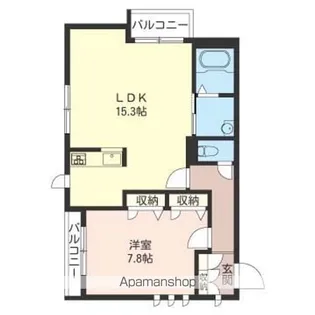 サニーフォレスト【301号室】の間取り