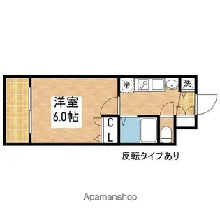 プレサンス泉アーバンゲート【405号室】の間取り