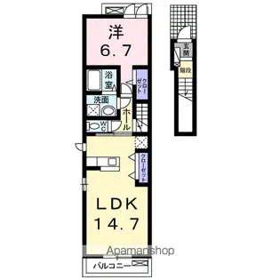 ハイデルベルク大野木【2階】の間取り