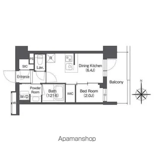 コンフォリア森下サウス【4階】の間取り