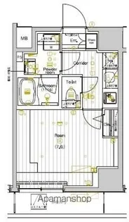PREMIUM CUBE 両国DEUX【5階】の間取り