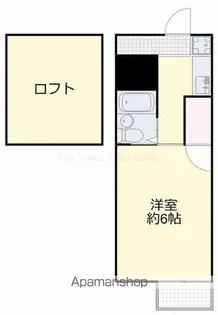 アップルハウス藤原光町【1階】の間取り