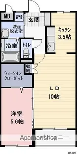 MAISONCHATEAU・MAKO【203号室】の間取り