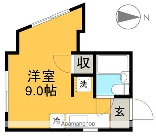 本町コア【3階】の間取り