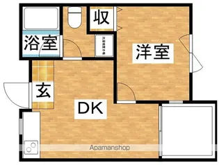 グランゼコールミツフサウス【5階】の間取り