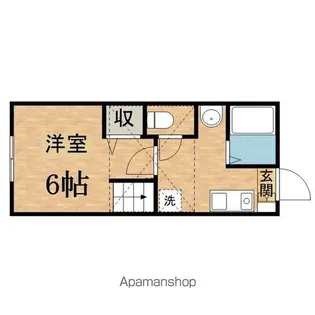 ディアコートプレミア【1階】の間取り