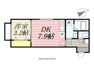 ヴィラ北松戸【2階】の間取り