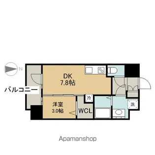 エステムコート名古屋サウスネクスト【2階】の間取り