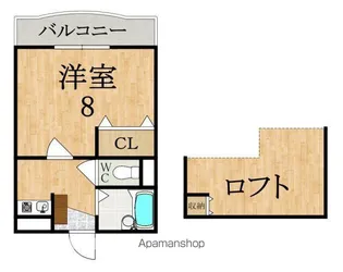 グレースビュー壱番館【3階】の間取り