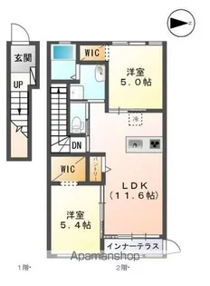 エスペランサ・イースト【2階】の間取り
