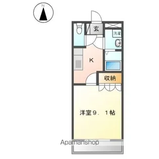 ルーラルハウス【2階】の間取り