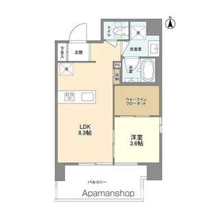 グランカーサ川口並木【7階】の間取り
