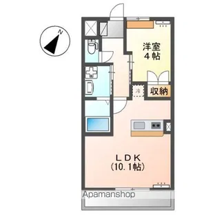 アルファー【2階】の間取り