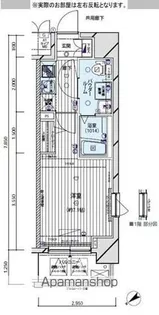 メインステージ亀戸【301号室号室】の間取り