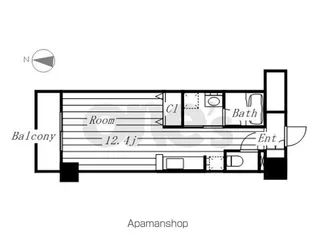 御幸レジデンス丸の内【508号室】の間取り